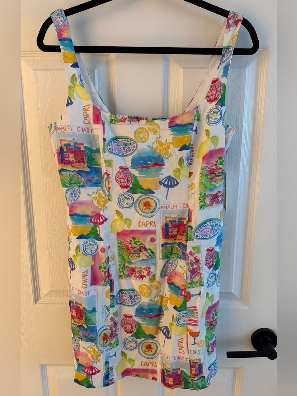 Steph mini dress in amalfi coast print - Show Me Your MuMu - NWT SIZE M - Picture 5 of 10